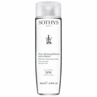 Sothys Sensitive Skin Line With SPA Thermal Water Micellar Cleansing Water - Мицеллярная вода для очищения кожи 500 мл Sothys Sensitive Skin Line With SPA Thermal Water Micellar Cleansing Water - Мицеллярная вода для очищения кожи 500 млЛосьоны для лица<br>Средство 2-в-1 обеспечивает деликатное и эффективное очищение кожи лица и снятие макияжа с глаз. Продукт предназначен для ежедневного использования и подходит для кожи любого типа, включая чувствительную. Очень удобен в применении, поскольку не требует смывания. Обладает приятной консистенцией, которая прекрасно освежает кожу. Не содержит ароматических отдушек и красителей. Продукт прошёл офтальмологическое тестирование.<br>
