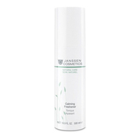 Janssen Organics Calming Freshener - Смягчающий увлажняющий тоник без содержания спирта 500 мл Janssen Organics Calming Freshener - Смягчающий увлажняющий тоник без содержания спирта 500 млТоники для лица<br>Calming Freshener – освежающий и смягчающий кожу тоник с приятным тонким ароматом, который завершает процедуру очищения после использования молочка Cleansing Milk. Экстракт очанки с экологически контролируемых плантаций снимает раздражение, благодаря соку алоэ вера кожа получает дополнительное увлажнение.Тоник не содержит спирта, приятно охлаждает, улучшает текстуру кожи и стягивает поры.Применение: После очищения Cleansing Milk, протрите кожу лица ватным диском, смоченным Calming Freshener.Активные компоненты: Экстракт очанки* и сок алоэ вера*.* Выращено на экологически чистых плантациях.Объем: 500 мл<br>