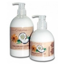 Cristaline Post Epil Emulsion Calendula and talcum powder - Эмульсия последепиляционная с тальком 500 мл