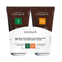 Sim System 4 №12 Mini - Программа мини №12 для нормальной и жирной кожи головы (шампунь 75 мл + кондиционер 75 мл)