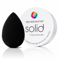 Beautyblender Pro, Blendercleanser Solid - Набор из черного спонжа, мыло для очистки 