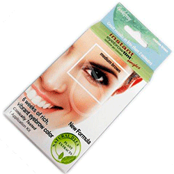 Godefroy Eyebrow Tint Medium Brown - Краска-Хна в 4 капсулах для бровей Коричневая