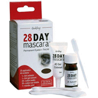 Godefroy 28 Day Mascara Black - Краска-хна в капсулах для ресниц набор 15 капсул (черный)	