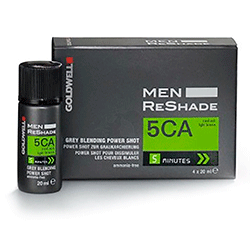 Goldwell Men Reshade - Экспресс-корректор седины 5CA светлый шатен 4*20мл