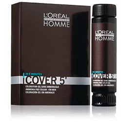 L'Oreal Professionnel Homme - Тонирующий гель Кавер №3 «Темный Шатен» 3*50 мл