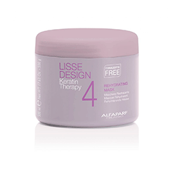 Alfaparf Lisse Design Rehydrating Mask - Кератиновая увлажняющая восстанавливающая маска для волос 500 мл