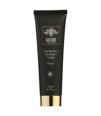 Greymy Hair Keratin Treatment Cream - Восстанавливающий кератиновый крем с эффектом выпрямления 100 мл