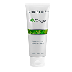 Christina Bio Phyto Normalizing Night Cream - Нормализующий ночной крем 75мл