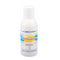 Christina FluorOxygen +C Exfoliator - Омолаживающий и осветляющий эксфолиатор (шаг 3) 150 мл