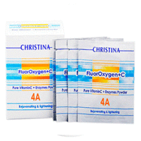 Christina FluorOxygen +C Pure Vitamin C + Enzymes Powder – Пудра с энзимами и витамином С (шаг 4а) 150 мл