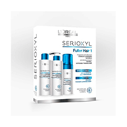 L’Oreal Professionnel Serioxyl - Набор для натуральных волос  (Шампунь 250 мл, Смываемый Уход 250 Мл, Аква-мусс 125 мл)