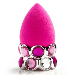 Beautyblender Bling Ring - Спонж розовый на подставке в форме кольца