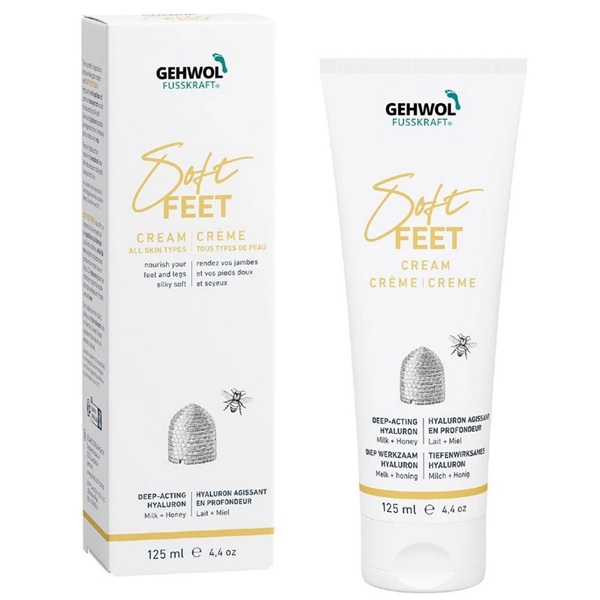 Gehwol Fusskraft Soft-Feet Creme - Шёлковый крем «Молоко и мед» 125 мл