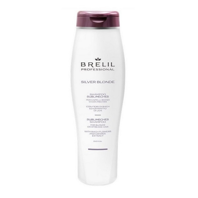 Brelil Bio Traitement Silver Blonde Sublimeches Shampoo - Шампунь для светлых, мелированных и седых волос 250 мл