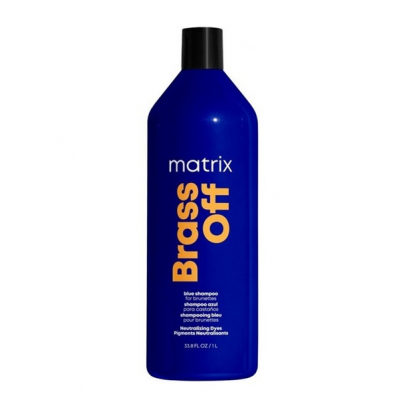 Matrix Total Results Color Obsessed Brass Off - Шампунь для нейтрализации желтизны у блондинок 5-8 уровней тона 1000 мл