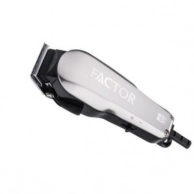 Dewal Factor 03-018 - Машинка для стрижки сетевая, 5500 об\мин, нож 45 мм, 0.5-2.0 мм, 6 насадок