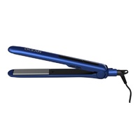 Dewal Ocean 03-400 Blue - Щипцы для выпрямления волос 25*90 мм с терморегулятором, керамико-турмалиновое покрытие, синие, 35 вт