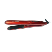 Dewal Emotion 03-401 Red - Щипцы для волос 25*90 мм с терморегулятором, керамико-турмалиновое покрытие, красные, 39 вт
