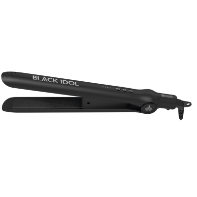 Dewal Black Idol 03-402 - Щипцы-выпрямители 24*110 мм с терморегулятором, титан-турмалиновое покрытие, 57 вт