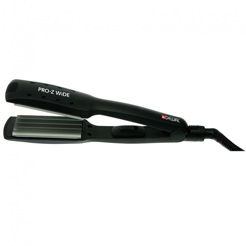 Dewal Pro-Z Wide 03-84 - Щипцы-гофре 50х90 мм, титаново-турмалиновое покрытие,  55 вт