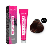 Ollin Professional Ollin Color - Перманентная крем-краска для волос 4/0 шатен 60 мл