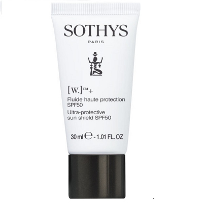 Sothys [W.]+ Brightening SPF50 Fluid - Ультразащитная эмульсия для лица с SPF50 30 мл 