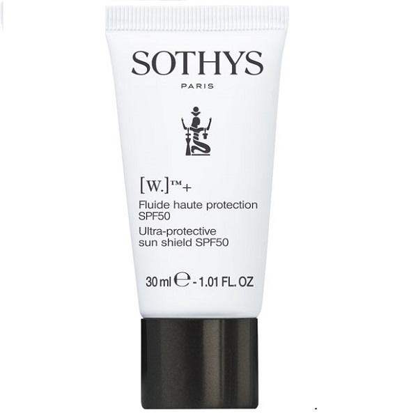 Sothys [W.]+ Brightening SPF50 Fluid - Ультразащитная эмульсия для лица с SPF50 30 мл 