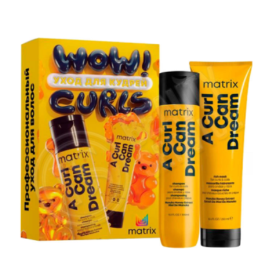 Matrix Total Results A Curl Can Dream - Новогодний набор для для вьющихся волос (шампунь 300 мл + кондиционер 300 мл)