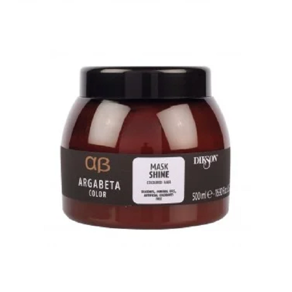 Dikson Argabeta AB19 Shine Color Mask - Маска для окрашенных волос с маслами черной смородины, виноградных косточек и сладкого миндаля 500 мл