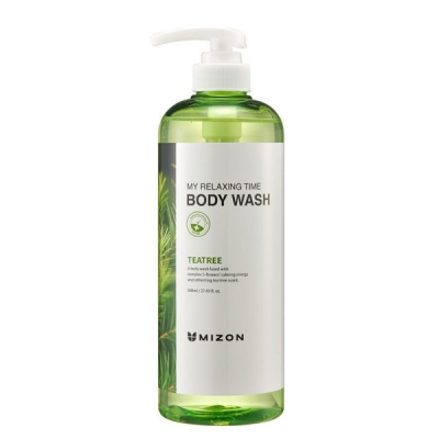 Mizon My Relaxing Time Body Wash Tea Tree - Гель для душа с экстрактом чайного дерева 800 мл