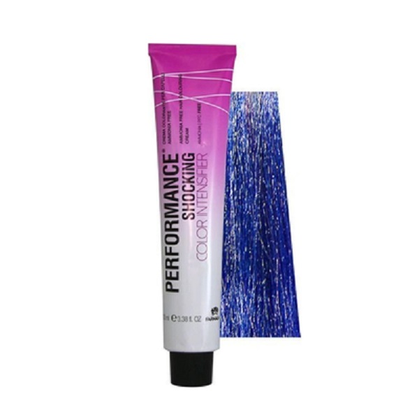 Farmagan Performance Shocking - Безаммиачный корректор-интенсификатор для волос голубой 100 мл