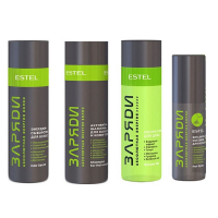 Estel Professional Заряди - Набор для волос Перезагрузка (шампунь 250 мл; сыворотка 200 мл; спрей 100 мл; гель для душа 200 мл)