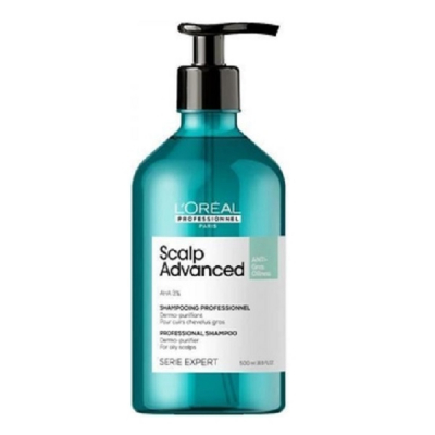 L'Oreal Professionnel Serie Expert Scalp Advanced АНА 3% - Шампунь для склонных к жирности волос 500 мл