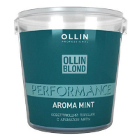 Ollin Perfomance Blond Aroma Mint - Осветляющий порошок с ароматом мяты 500 гр