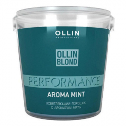 Ollin Perfomance Blond Aroma Mint - Осветляющий порошок с ароматом мяты 500 гр
