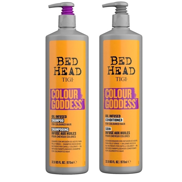 TIGI Bed Head Colour Goddess Set - Набор для окрашенных волос (шампунь 970 мл, кондиционер 970 мл)