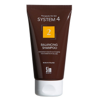 Sim System 4 Balancing Shampoo No2 - Терапевтический шампунь для сухой кожи головы и поврежденных волос 75 мл
