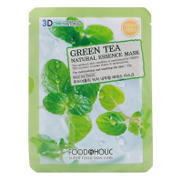 Foodaholic 3D Green Tea Natural Essence Mask - Тканевая маска с экстрактом зеленого чая 23 гр
