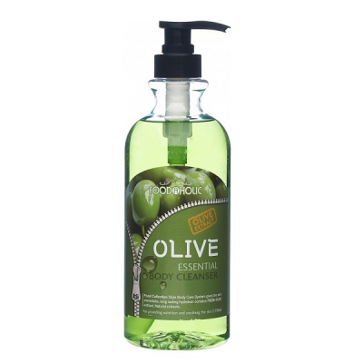 Foodaholic Essential Body Olive Cleanser - Гель для душа с экстрактом оливы 750 мл