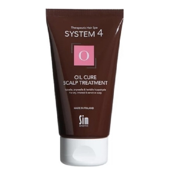Sim System 4 Oil Cure Scalp Treatment O - Терапевтическая маска-пилинг для глубокого очищения кожи головы 75 мл