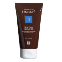 Sim System 4 Shale Oil Shampoo No4 - Терапевтический шампунь для очень жирной и чувствительной кожи головы 75 мл