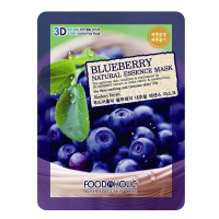 Foodaholic 3D Blueberry Natural Essence Mask - Тканевая маска с экстрактом черники 23 гр