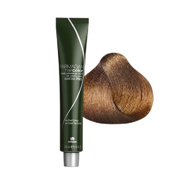 Farmagan Hair Color Ammonia Free - Безаммиачная краска для волос 8 светлый блонд 100 мл