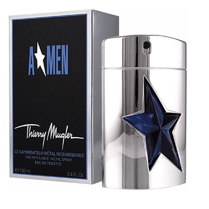 Thierry Mugler A'Men For Men - Туалетная вода 100 мл (металл)
