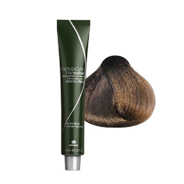 Farmagan Hair Color Ammonia Free - Безаммиачная краска для волос 6 темный блонд 100 мл
