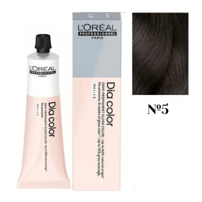 L'Oreal Professionel Dia Color 5 - Краситель-блеск демиперманентный 60 мл