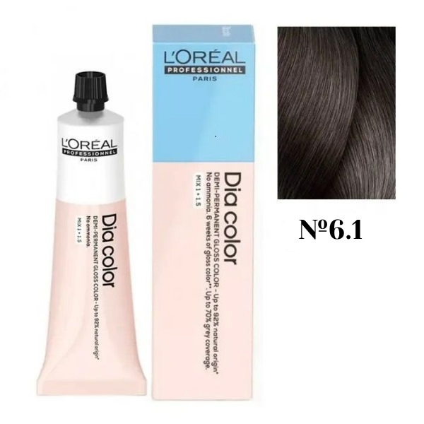 L'Oreal Professionel Dia Color 6.1 - Краситель-блеск демиперманентный 60 мл