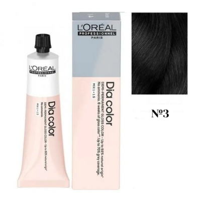 L'Oreal Professionel Dia Color 3 - Краситель-блеск демиперманентный 60 мл