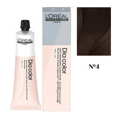 L'Oreal Professionel Dia Color 4 - Краситель-блеск демиперманентный 60 мл