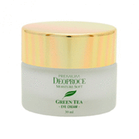 Deoproce Premium Green Tea Total Solution Eye Cream - Крем для век увлажняющий с экстрактом зеленого чая 30 мл